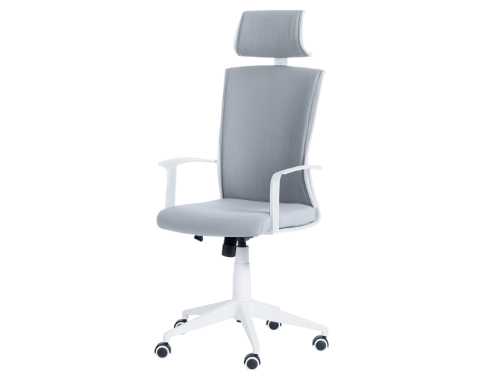 Президентски офис стол модел Memo-7524 - светло сив