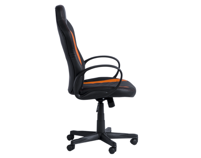 Геймърски стол модел Memo-7525 - черно-оранжев