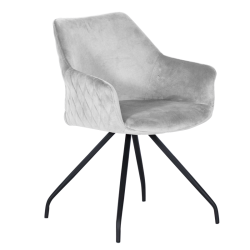 Трапезен стол KENDAL - светлосив BF 2 - Трапезни столове