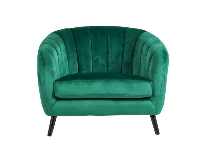 Кресло Sonata Greta, Тревистозелено, HLR, Кадифено дамаска