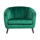 Кресло Sonata Greta, Тревистозелено, HLR, Кадифено дамаска