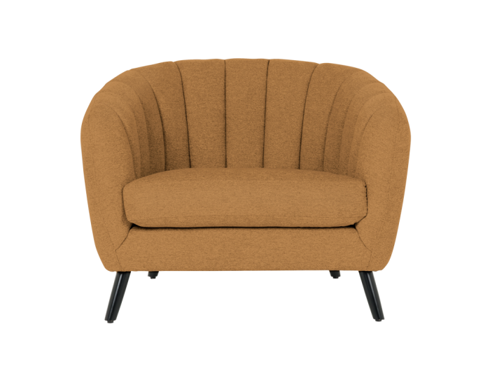 Кресло Sonata Greta, Оранжев, PO, Дължина 100 см