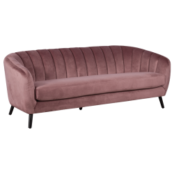 Триместно канапе Sonata Greta, Роза, Широк 88 см - Дивани