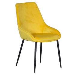 Трапезен стол HEDON - жълт BF 2 - Трапезни столове