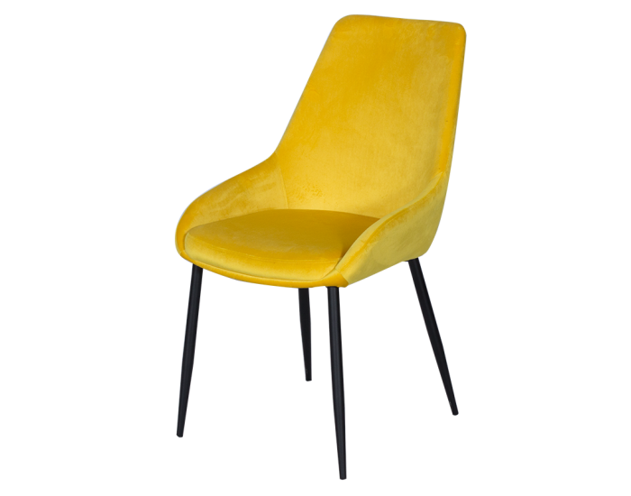 Трапезен стол HEDON - жълт BF 2