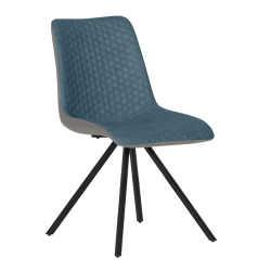 Трапезен стол SWINTON - тъмносин SF 2 - Столове