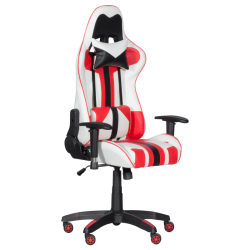 Геймърски стол Memo 6192 - червен-бял - Офис столове
