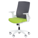 Работен офис стол Memo 7547 - зелен-сив