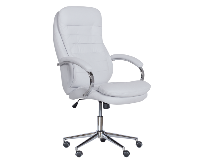 Президентски офис стол Memo 6113-1 - бял