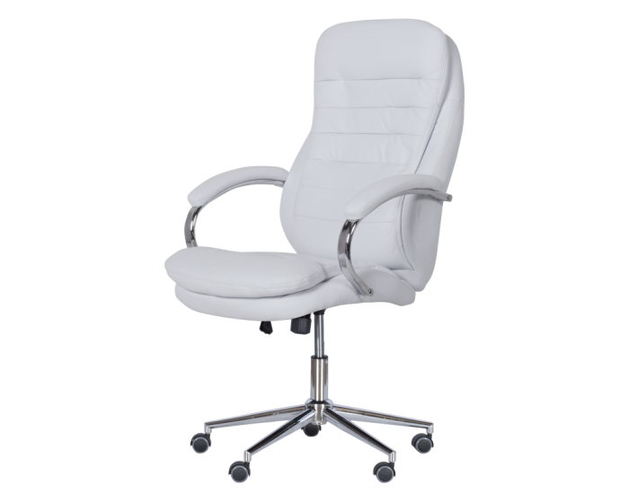 Президентски офис стол Memo 6113-1 - бял