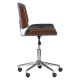 Работен офис стол Sonata Blum 6403 - орех - черен