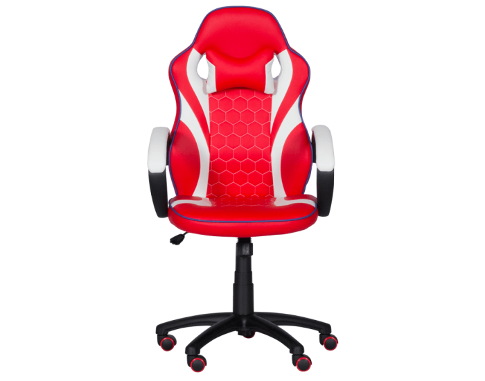 Геймърски стол Memo 6300 - червено-бял