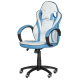 Геймърски стол Memo 6302 - бял-син
