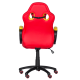 Геймърски стол Memo 6305 - червено-жълт
