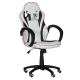 Геймърски стол Memo 6307 - бяло-черен