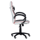 Геймърски стол Memo 6307 - бяло-черен