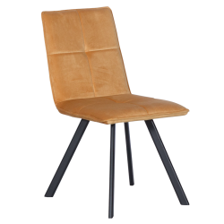 Трапезен стол Memo 516 X - жълт - Столове