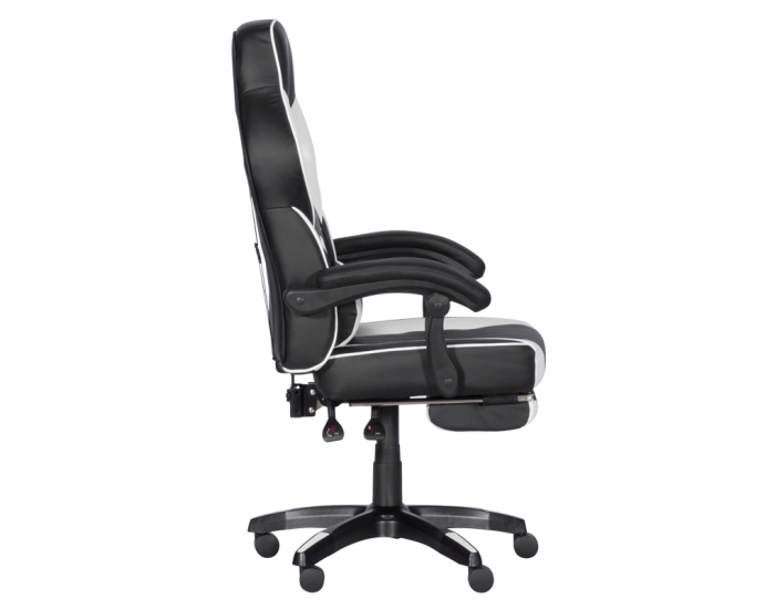 Геймърски стол Memo 6198 - черен-бял