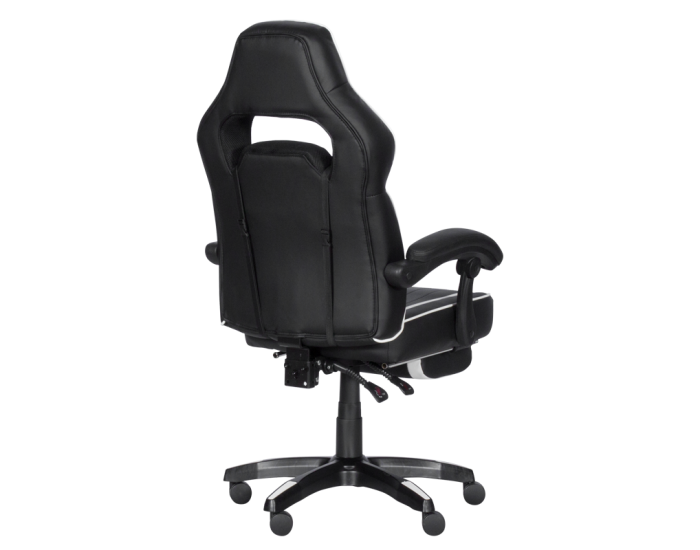 Геймърски стол Memo 6198 - черен-бял