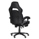 Геймърски стол Memo 6198 - черен-бял