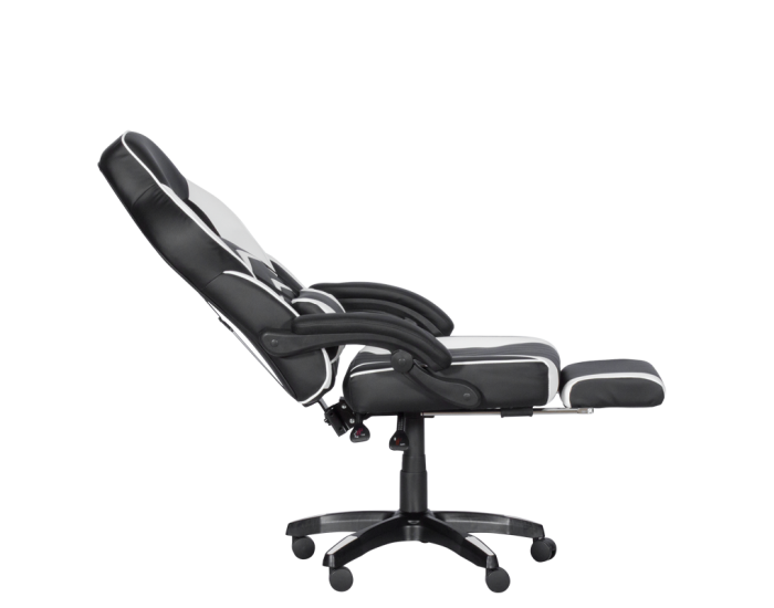 Геймърски стол Memo 6198 - черен-бял