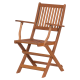 Сгъваем дървен градински стол  MIKA