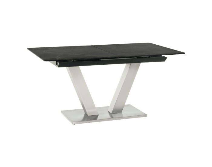 Разтегателна трапезна маса DUKLA - черна