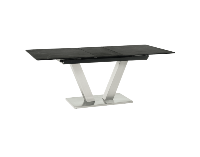 Разтегателна трапезна маса DUKLA - черна