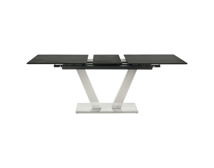 Разтегателна трапезна маса DUKLA - черна