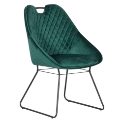 Трапезен стол GEDLING - тъмнозелен BF 2 - Столове