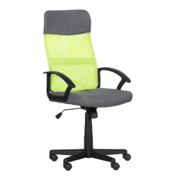 Работен офис стол Sonata 6592 - сив-зелен - memo.bg