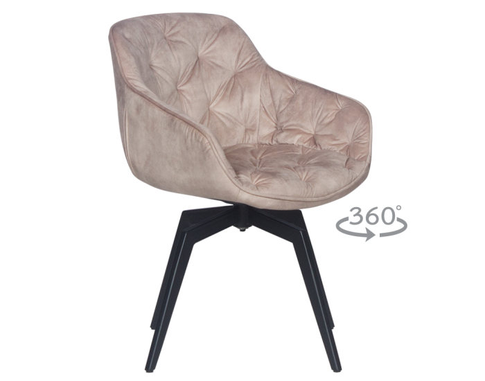 Трапезен стол BUXTON - капучино MJ 1