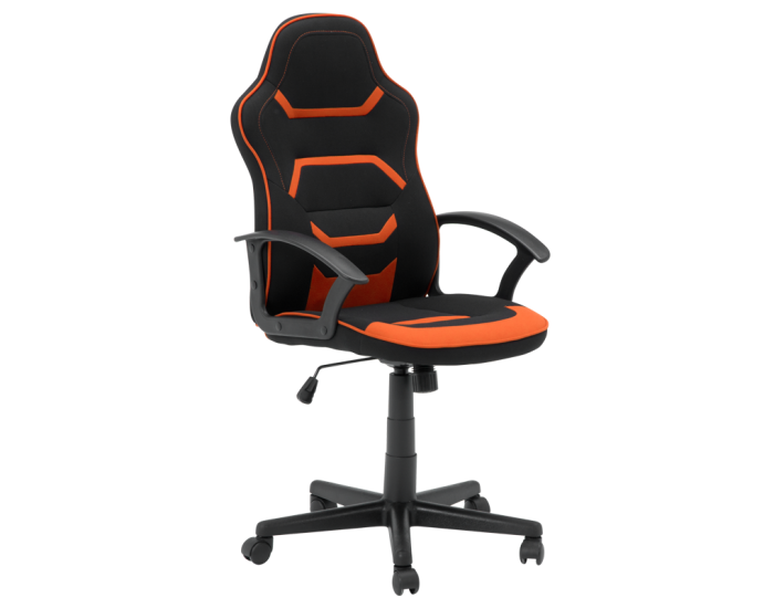 Геймърски стол Sonata 6309 - черен - оранжев