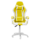 Геймърски стол Sonata 6311 - бял - жълт