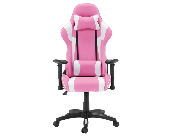 Геймърски стол Sonata 6312 - бял - розов