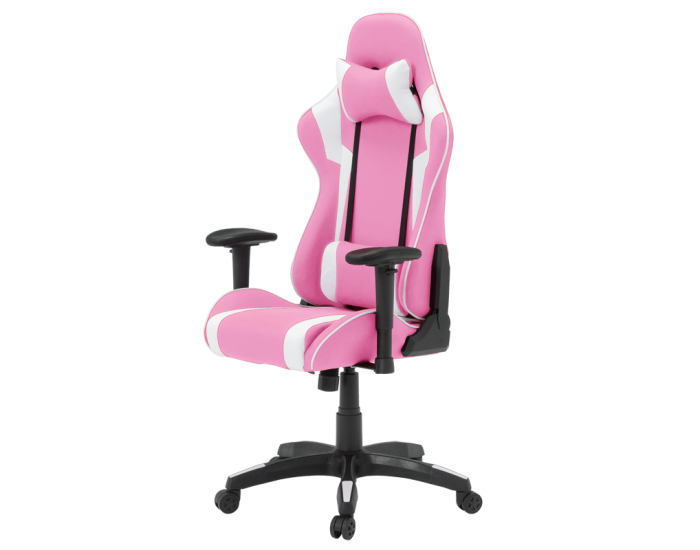 Геймърски стол Sonata 6312 - бял - розов