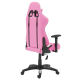 Геймърски стол Sonata 6312 - бял - розов