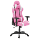 Геймърски стол Sonata 6312 - бял - розов
