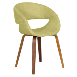 Трапезен стол Sonata 9975 - орех - зелен - Трапезни столове