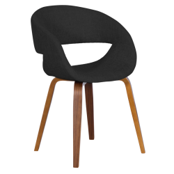 Трапезен стол Sonata 9975 - орех - черен - Трапезни столове