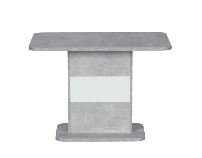Разтегателна трапезна маса SMART - бял-бетон