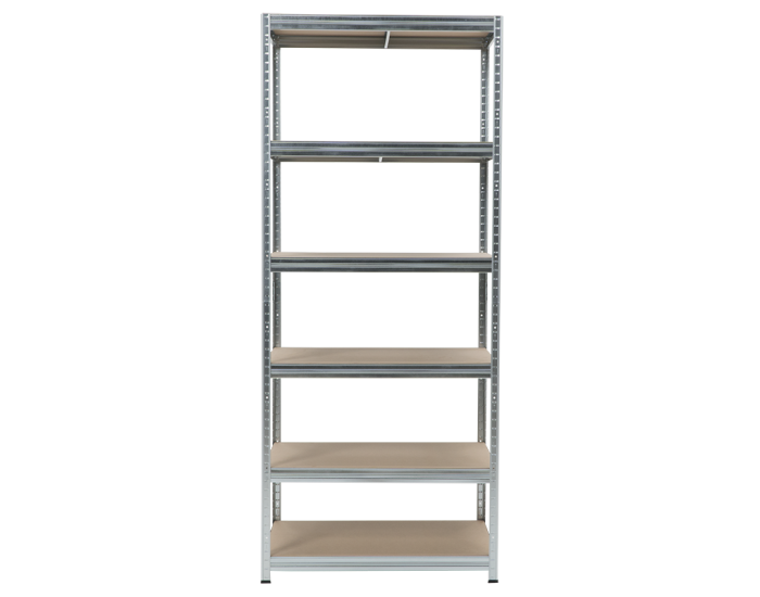 Метален стелаж STAR 213x90x60 см, до 250 кг на рафт - цинк