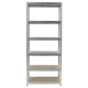 Метален стелаж STAR 213x90x60 см, до 250 кг на рафт - цинк