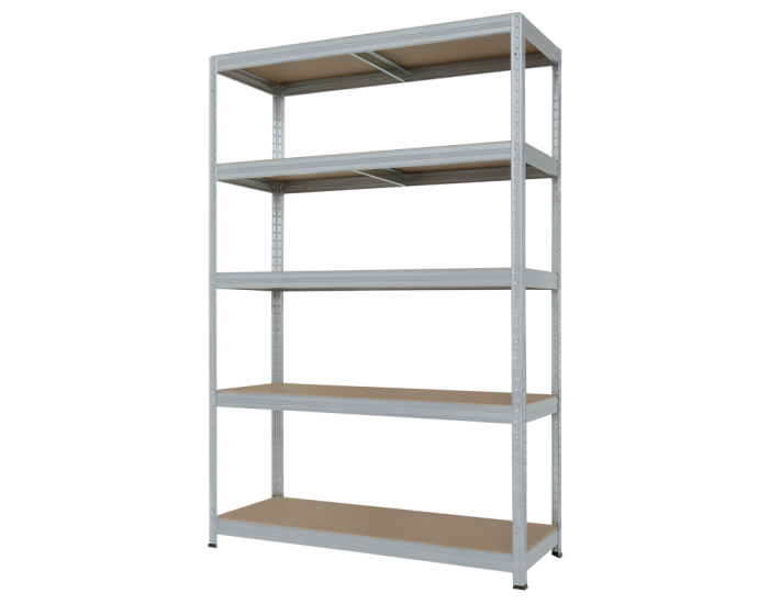 Метален стелаж STAR PL 213x120x60 см, до 250 кг на рафт - цинк