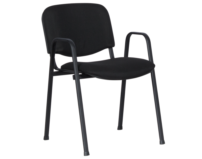 Посетителски стол Sonata 1137 LUX - черен