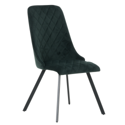 Трапезен стол ATLANTA - тъмнозелен - Столове