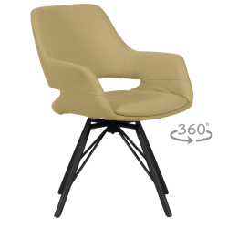 Трапезен стол DEVON X - жълт SF 1 - Столове