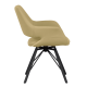 Трапезен стол DEVON X - жълт SF 1