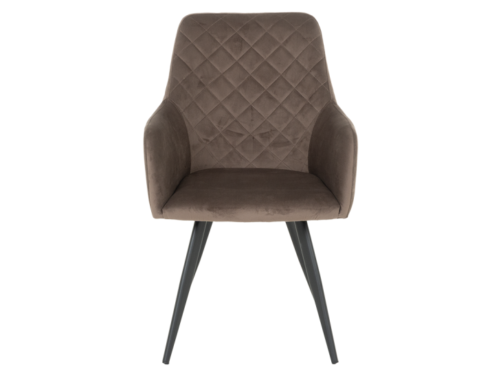 Трапезен стол Sonata Eton P, Сив,  Праховобоядисан метал