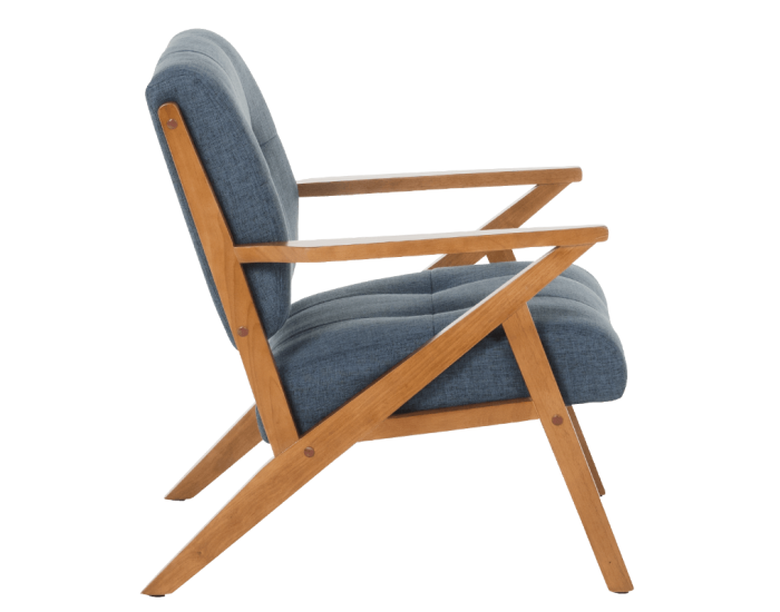 Кресло Sonata Lucas, Орех, Син, Дърво